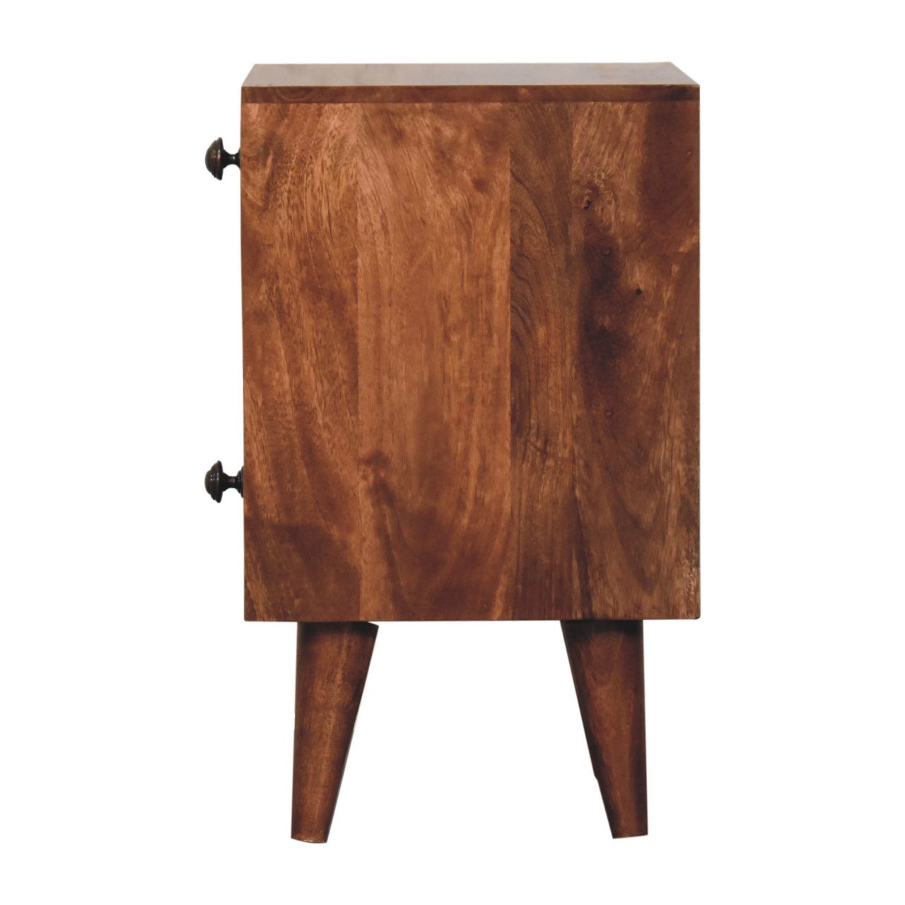Mini Classic Multi Honey Caramel Bedside Table