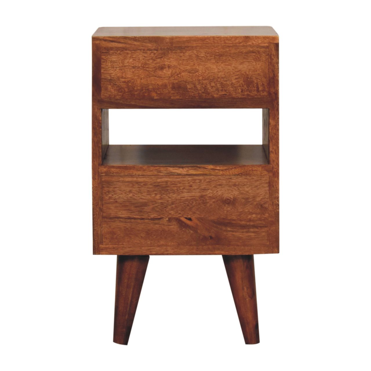 Mini Classic Multi Honey Caramel Bedside Table