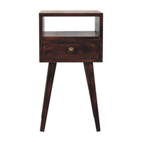 Mini California Walnut Bedside Table