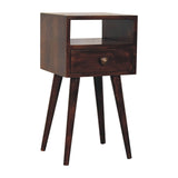 Mini California Walnut Bedside Table
