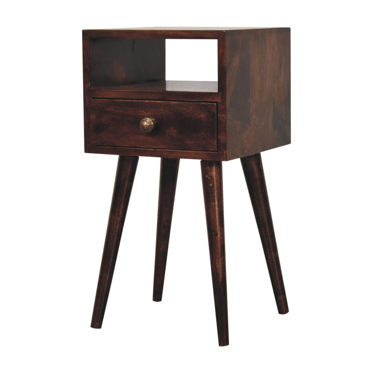Mini California Walnut Bedside Table