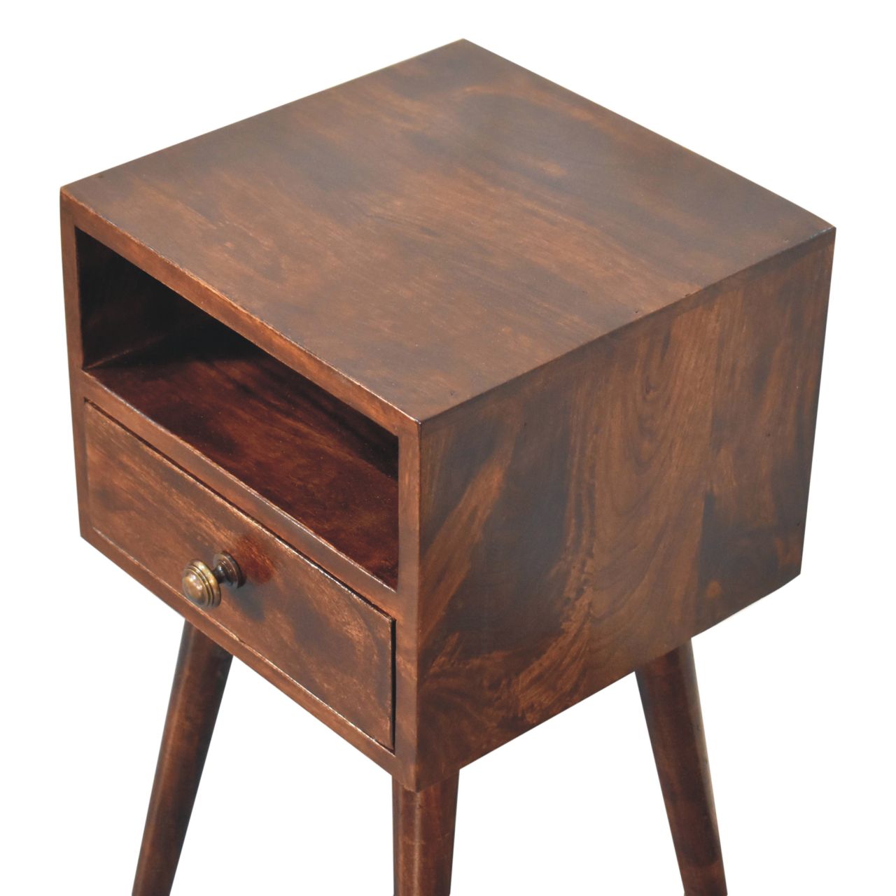 Mini California Walnut Bedside Table