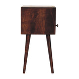 Mini California Walnut Bedside Table