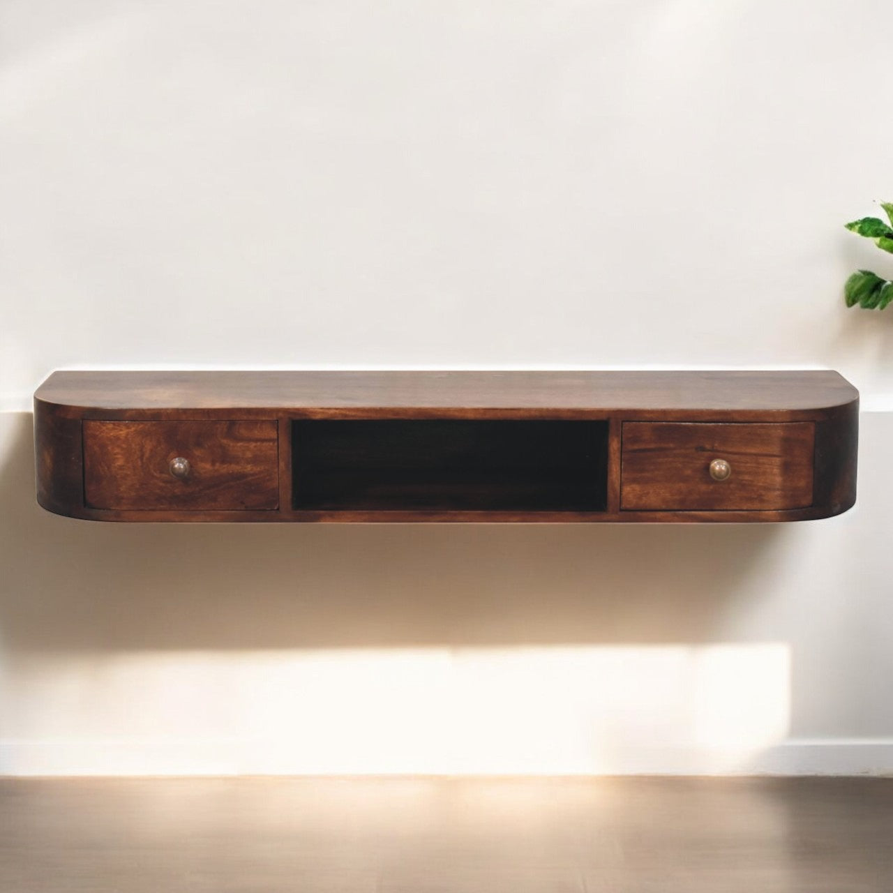 Lunar 2 Drawer Floating Console