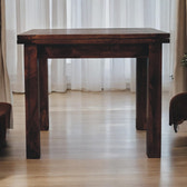 California Walnut Extendable Butterfly Dining Table