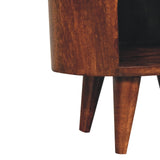 Cortez California Walnut Bedside Table