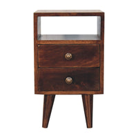 Mini Classic California Walnut Bedside Table