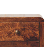 California Walnut Naya Bedside Table