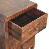 California Walnut Naya Bedside Table