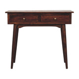 California Walnut Hallway 2-Drawer Console Table