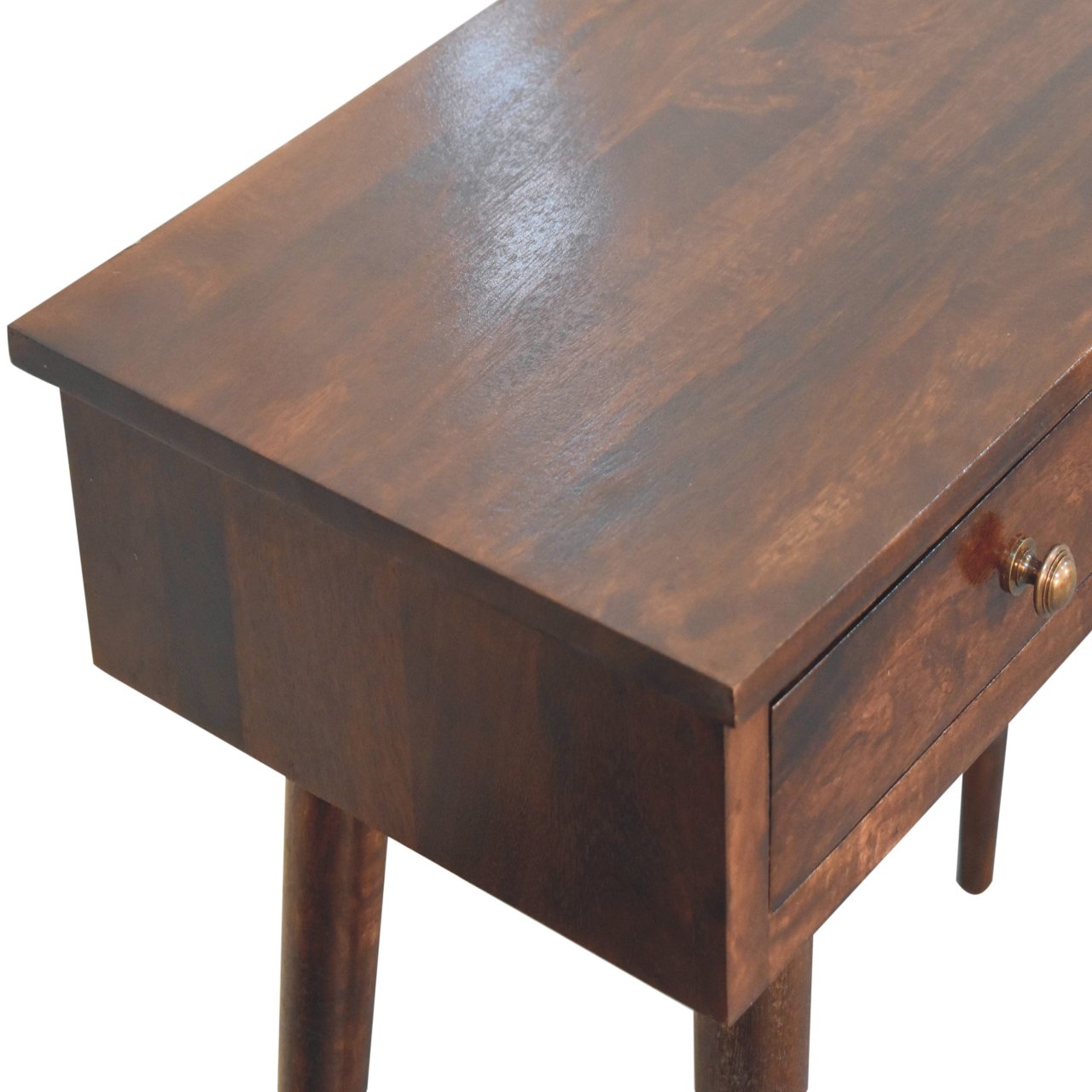 California Walnut Hallway 2-Drawer Console Table