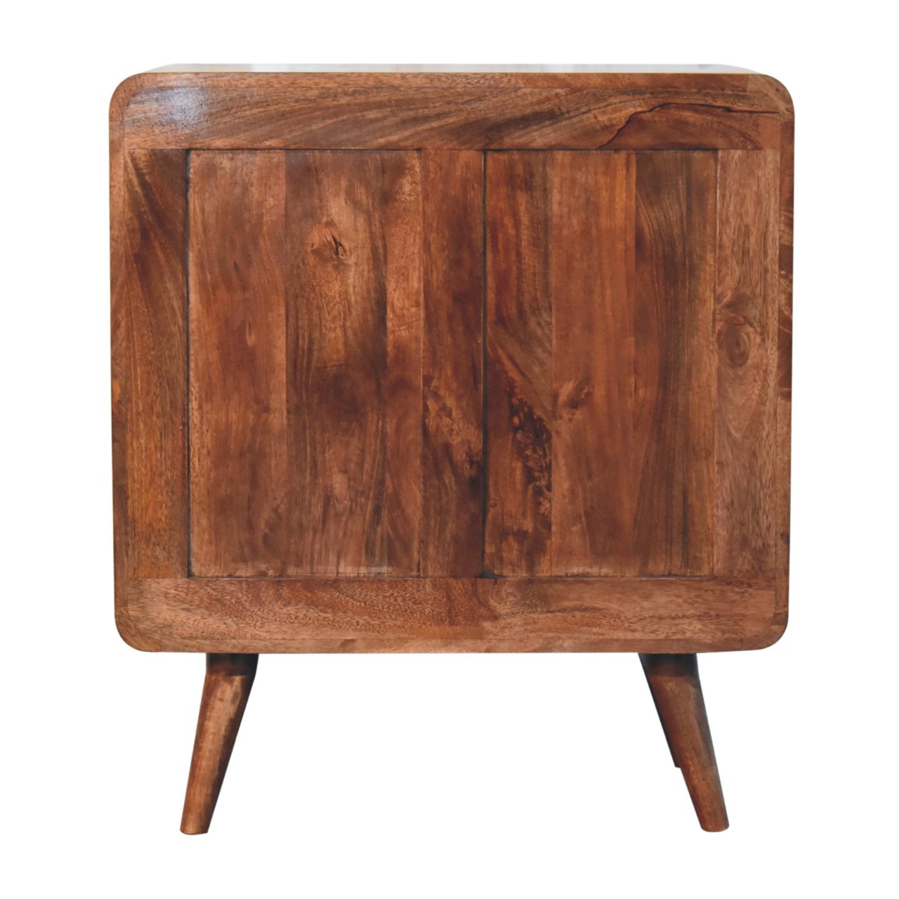 Honey Caramel T-bar Ridged Chest of Drawers