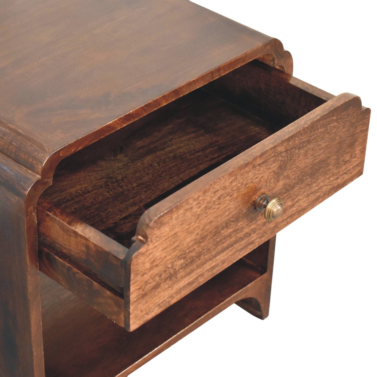 California Walnut Newton Bedside Table