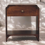 California Walnut Newton Bedside Table