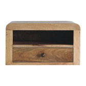Chunky Oak-ish Floating Bedside Table | Wall-Mounted