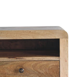 Chunky Oak-ish Floating Bedside Table | Wall-Mounted