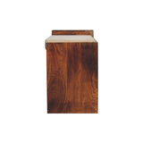 Retreat Chestnut Shoe Bench | Linen
