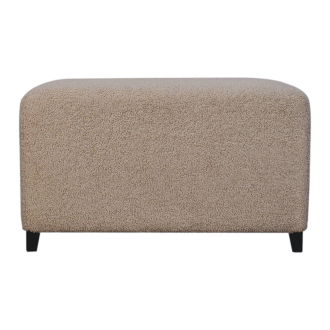 Bliss Cream Bouclé Ottoman Default Title