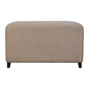 Bliss Cream Bouclé Ottoman Default Title