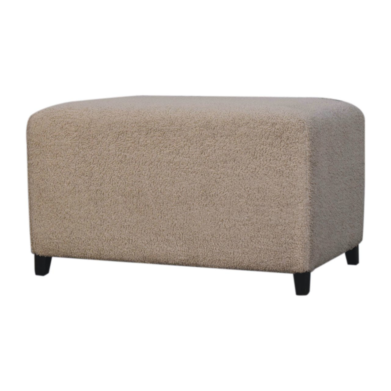 Bliss Cream Bouclé Storage Bench