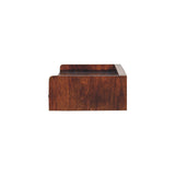 Belmont Wall-Mounted Console Shelf Chest of Drawers | Chestnut Mango Wood