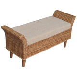 Riviera Woven Bench | Boucle
