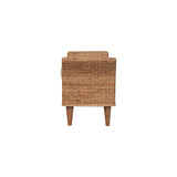 Riviera Woven Bench | Boucle