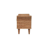 Riviera Woven Bench | Boucle