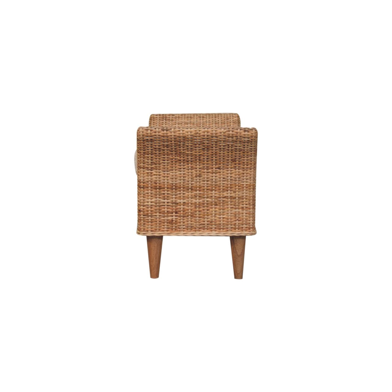 Riviera Woven Bench | Boucle