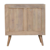 Hourglass Carved Marble Cabinet