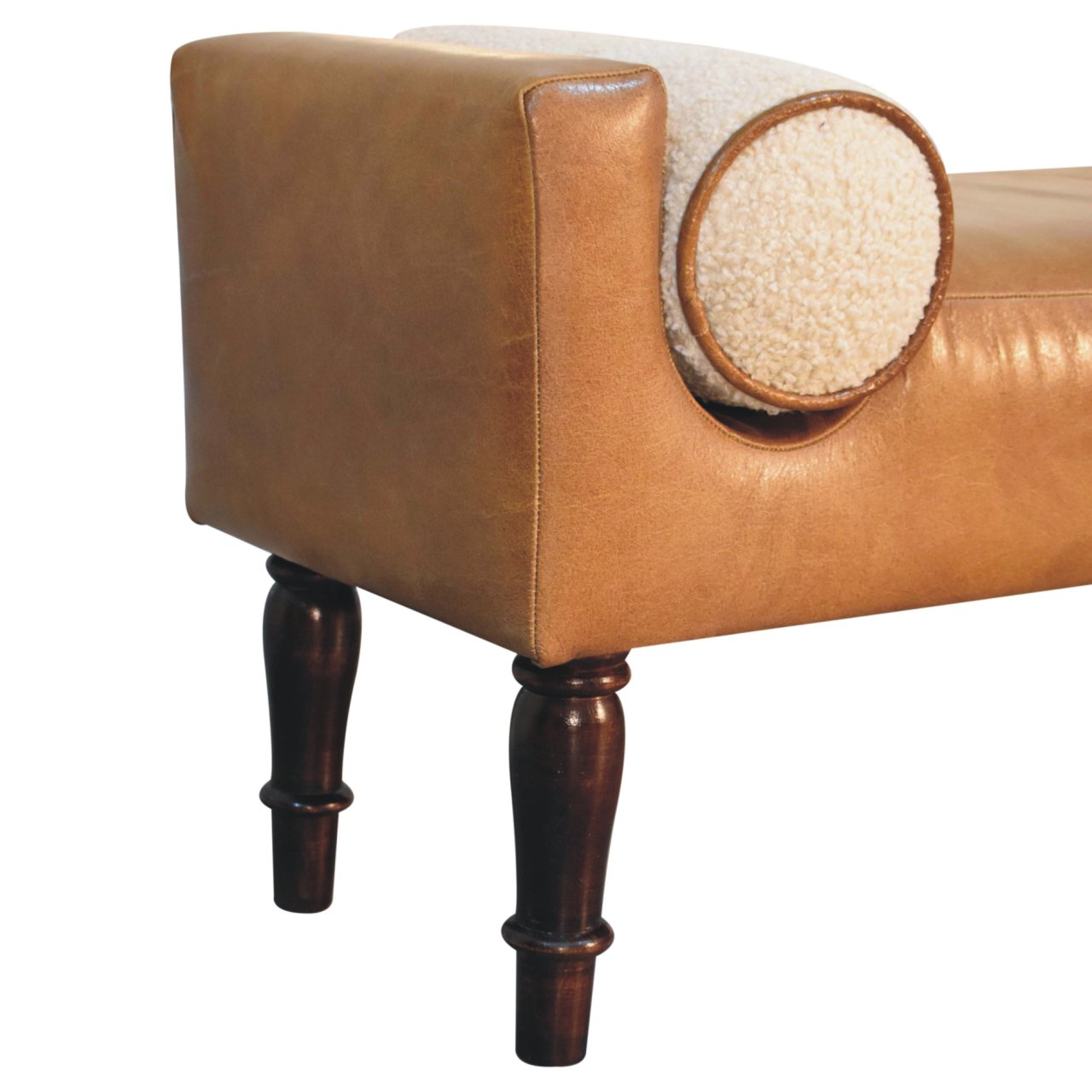 Chester Buffalo Bench | Boucle