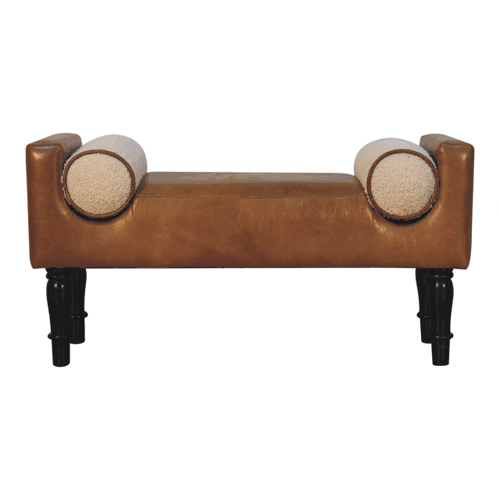 Chester Buffalo Bench | Boucle