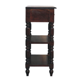 Turned legs Cherry Side Table Accent Piece