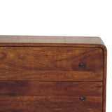 Curved Nordic Charm Cabinet