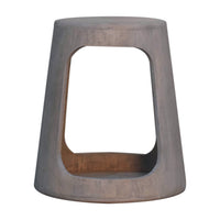 Acid Wash Open Side Table Accent Piece