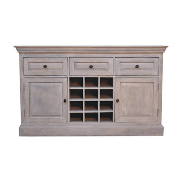 Acid Wash Wine Storage Unit Chest of Drawers | Hidden Storage Default Title
