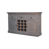 Acid Wash Wine Storage Unit Chest of Drawers | Hidden Storage