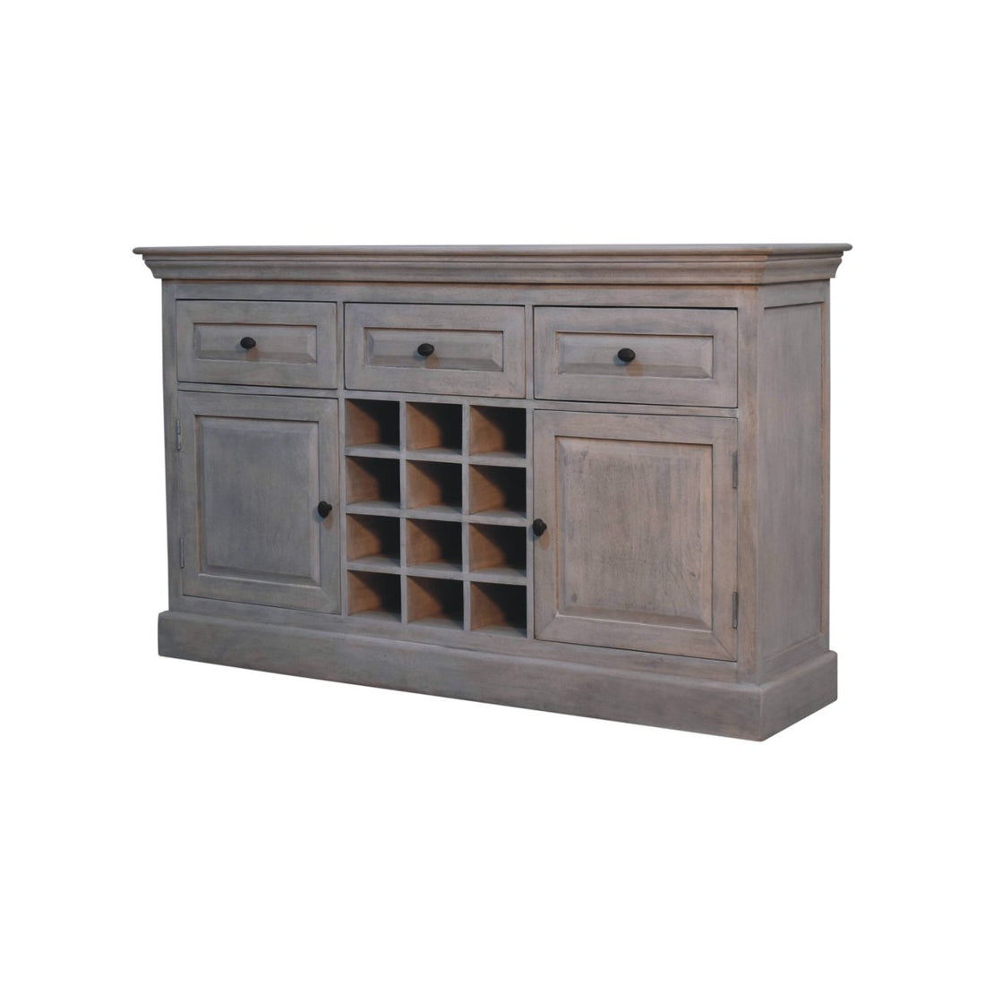 Acid Wash Wine Storage Unit Chest of Drawers | Hidden Storage Default Title