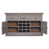 Acid Wash Wine Storage Unit Chest of Drawers | Hidden Storage