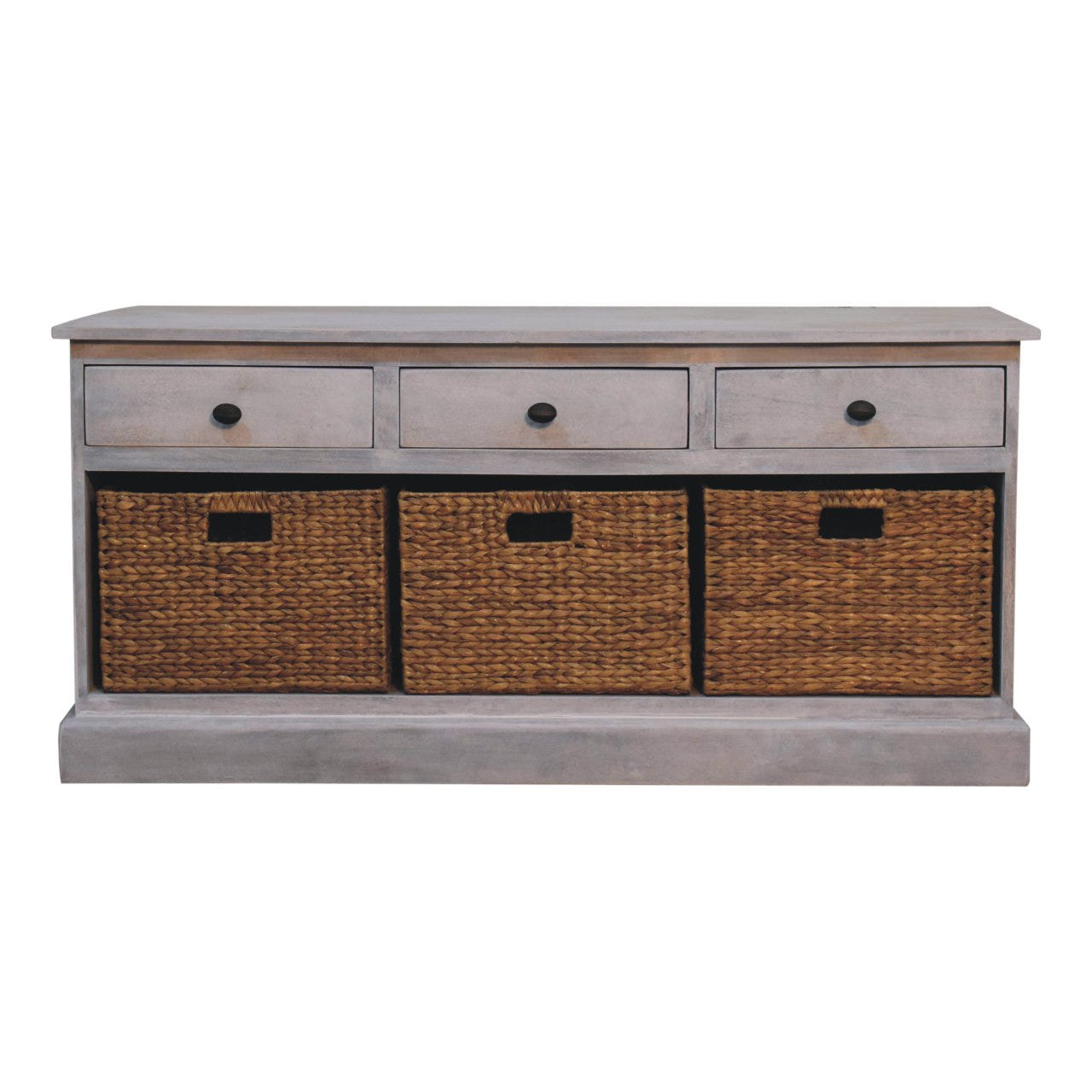 Acid Wash Basket Storage Chest of Drawers | Hidden Storage Default Title