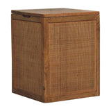 Larissa Storage Box Storage Bench | Rattan Linen Hidden Storage
