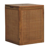 Larissa Storage Box Storage Bench | Rattan Linen Hidden Storage