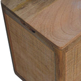 Larissa Storage Box Storage Bench | Rattan Linen Hidden Storage
