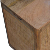 Larissa Storage Box Storage Bench | Rattan Linen Hidden Storage