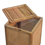 Larissa Storage Box Storage Bench | Rattan Linen Hidden Storage