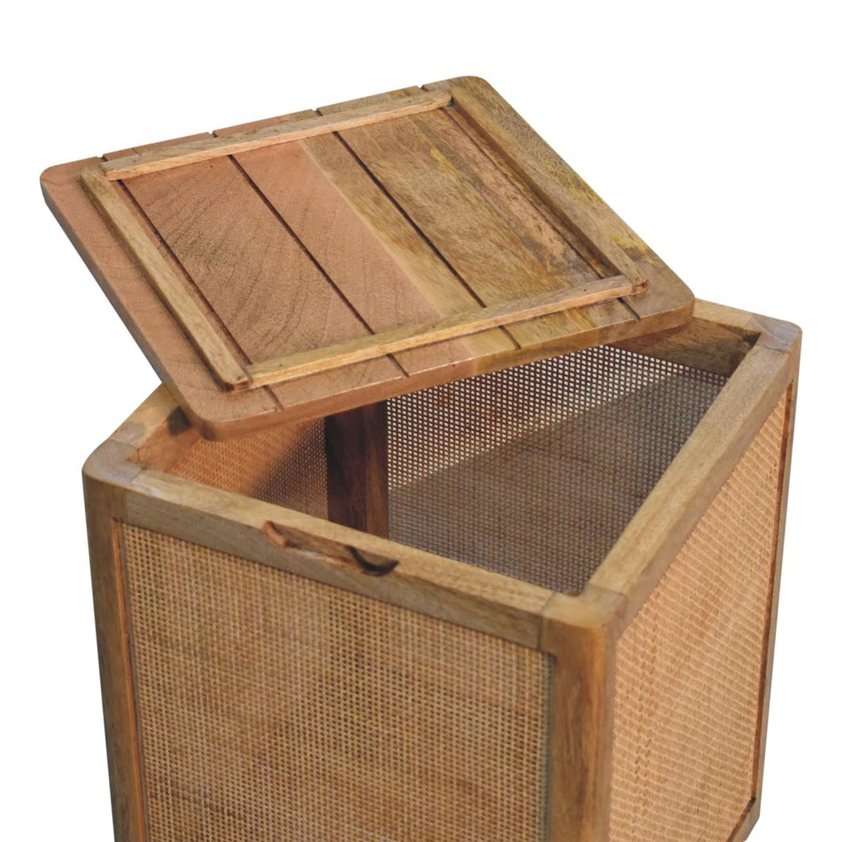 Larissa Storage Box Storage Bench | Rattan Linen Hidden Storage