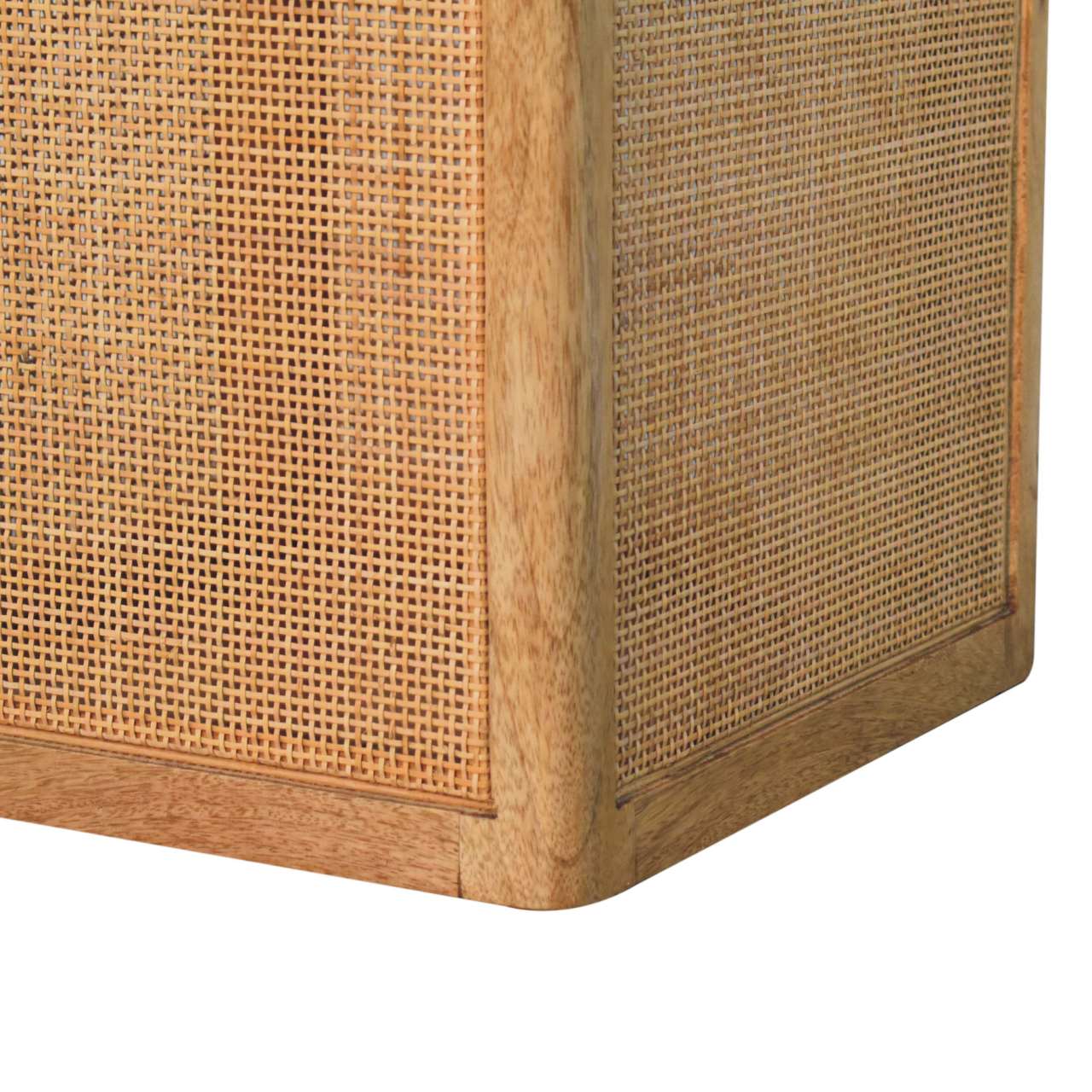 Larissa Storage Box Storage Bench | Rattan Linen Hidden Storage