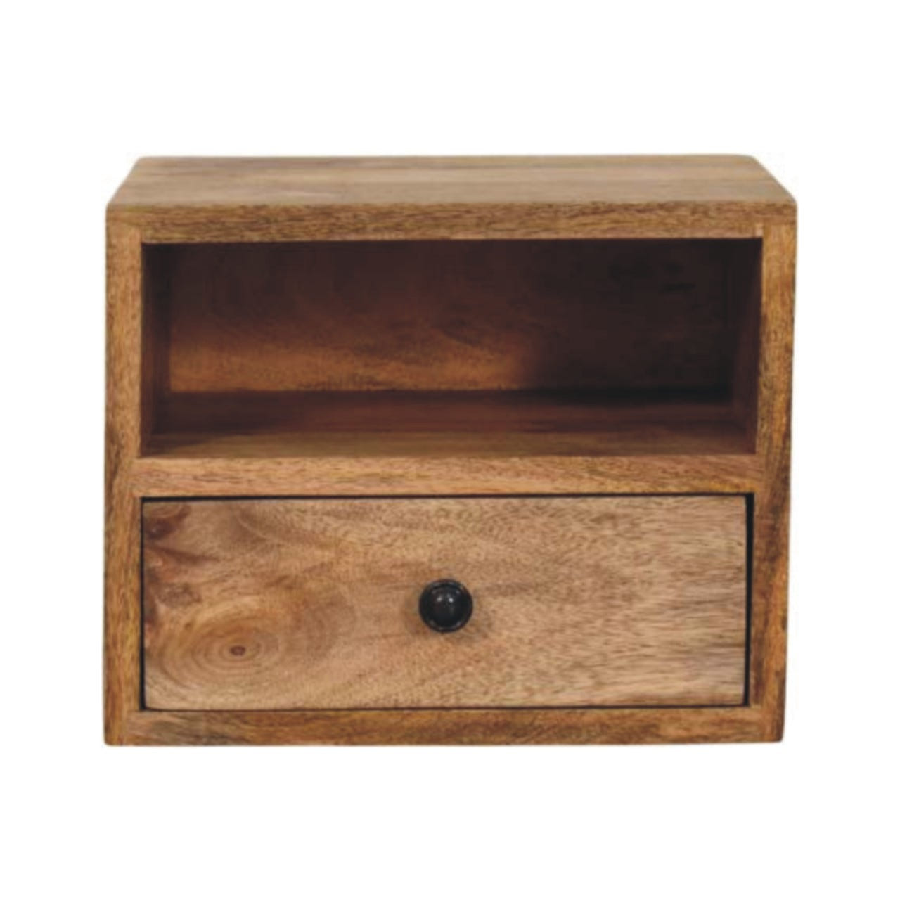 Solis 1-Drawer Oak-ish Wall Mounted Chest of Drawers | Wall-Mounted Default Title