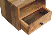 Solis 1-Drawer Oak-ish Wall Mounted Nightstand