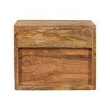 Solis 1-Drawer Oak-ish Wall Mounted Nightstand